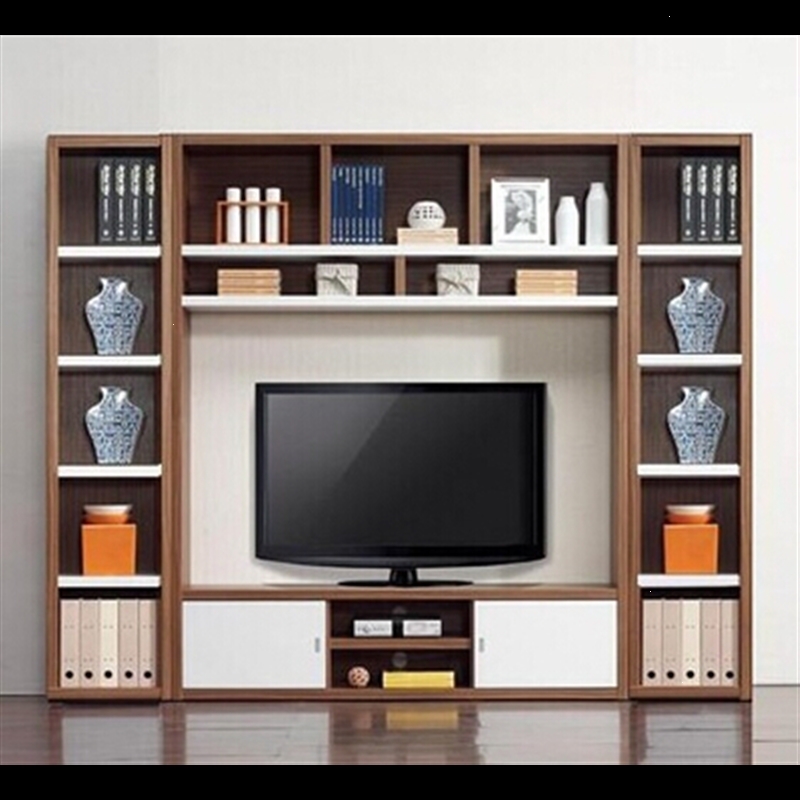 包电视柜书柜组合墙一体客厅影视液晶电视背景墙柜子家具 80 120 120*