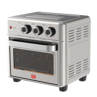 利仁小钢人空气炸锅电烤箱不锈钢无涂层大容量 KZ-XGR1526