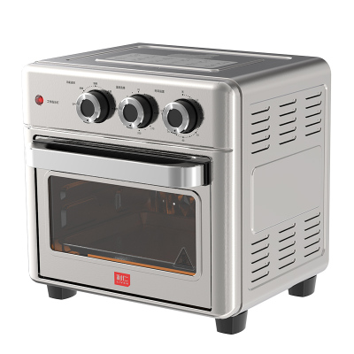 利仁小钢人空气炸锅电烤箱不锈钢无涂层大容量 KZ-XGR1526