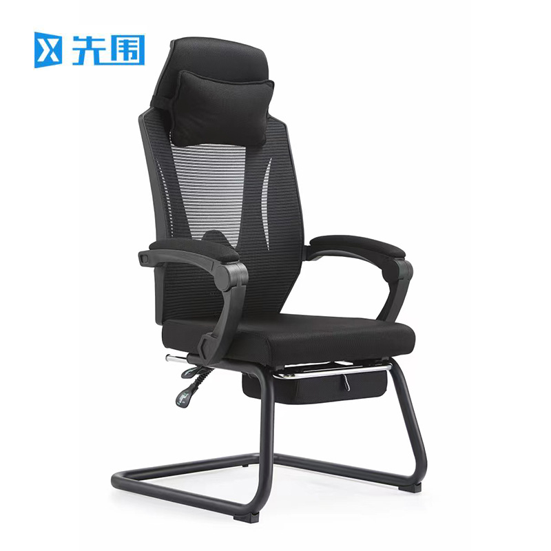 先围 午休椅 WXY-001黑弓形脚 把