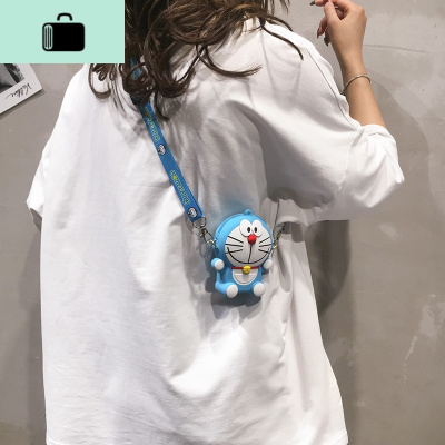 网红mini日系可爱少女卡通动漫儿童硅胶迷你潮斜挎包零钱包小包包NEW LAKE女斜挎包