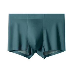 100支莫代尔+冰丝混纺双面男士内裤厂家定制贴牌桑蚕丝无痕内裤