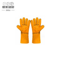 德素 二层牛皮电焊保护手套 /双