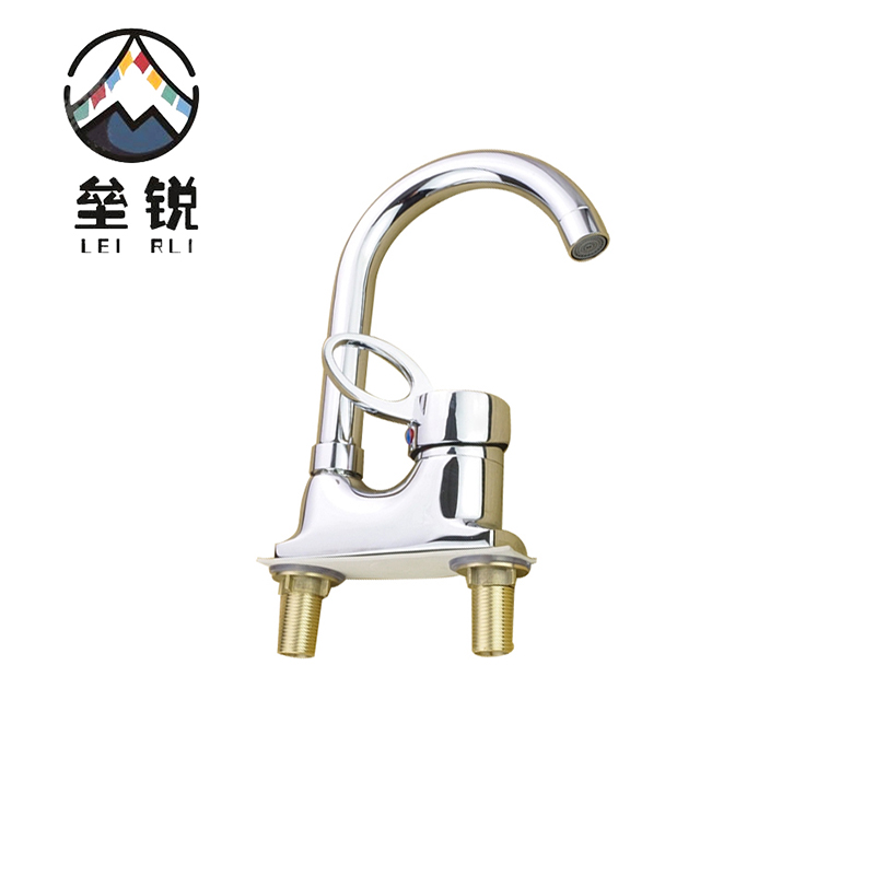 垒锐 双柱冷热水龙头 4分 个