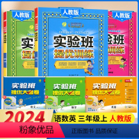 3上[提优训练+大考卷]语数英6本◆人教版 小学通用 [正版]2024新版春雨实验班提优训练三年级下二年级下册一年级四年