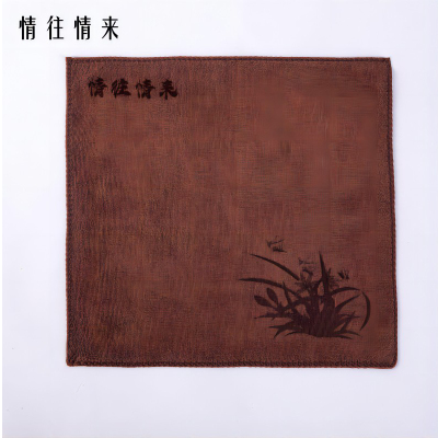情往情来QWQL-3302 棉 30*30cm 茶巾 毛巾 (计价单位:条) 棕色