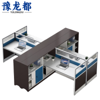 豫龙都屏风桌十字型张