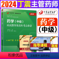 [正版]电子版2024中级药师丁震药学中级应试指导及历年考点串讲2024年药学中级主管药师原军医版药学中级职称用书主管