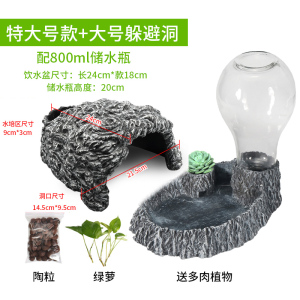 陆龟乌龟龟屋窝晒台爬台爬宠爬虫造景豹纹守宫缘超大号