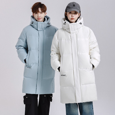 JEEP SPIRIT新款中长款极寒系列情侣羽绒服男女潮牌加厚冬装保暖外套