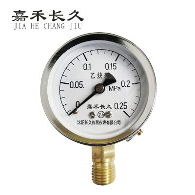 嘉禾长久+乙炔压力表检测定制型+YY60+块
