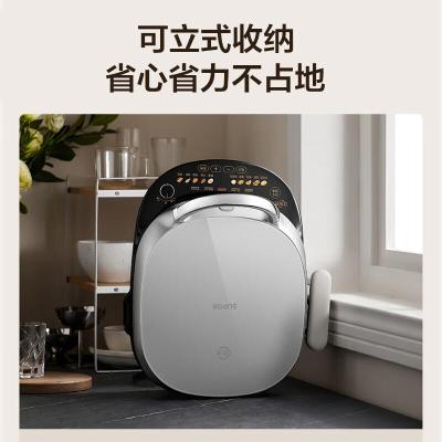 苏泊尔(SUPOR)电饼铛家用 上下盘可拆洗 三明治机 明镜电饼档双面加热 早餐机煎烤机加深 0氟钛陶烤盘 纯白