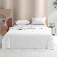 红秀世纺 HXGXB003 夏被180*220cm 全棉 被子 1 件/条(计价单位:条) 白色