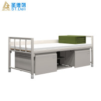 圣德列营具单层铁床宿舍钢制单人床铺常规款