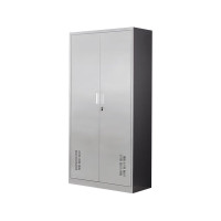 悦山清洁柜201不锈钢保洁柜卫生工具柜双门YSOA10fo3S