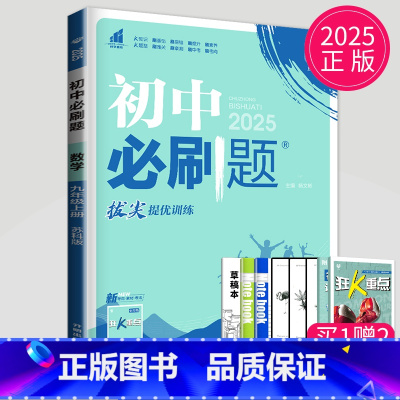数学 九年级上 苏科版 [正版]2024新版初中必刷题九年级上册下册数学英语化学物理九下人教版苏科版苏教版沪教江苏初三必