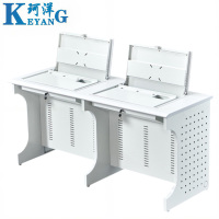 珂洋 翻转电脑桌 两人位灰白色 张