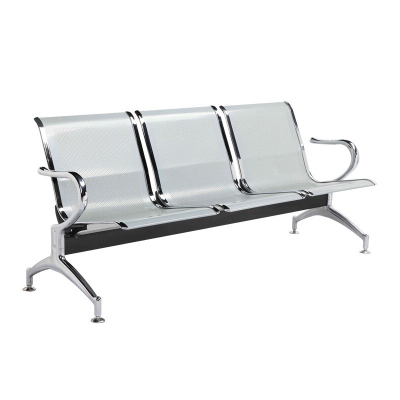 迅众 三人位连排椅 办公家具机场椅长排椅连排椅银行医院等候椅休闲公共座椅