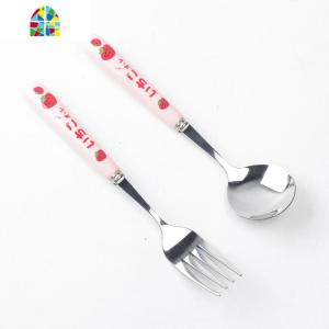 樱花粉色少女心明治莓碗网红ins马卡龙色陶瓷水果沙拉碗 FENGHOU 叉+勺(+陶瓷)