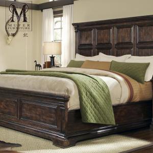 森美人慕妃高端定制家具卧室欧式美式新古典实木1.81.5米双人床AR10
