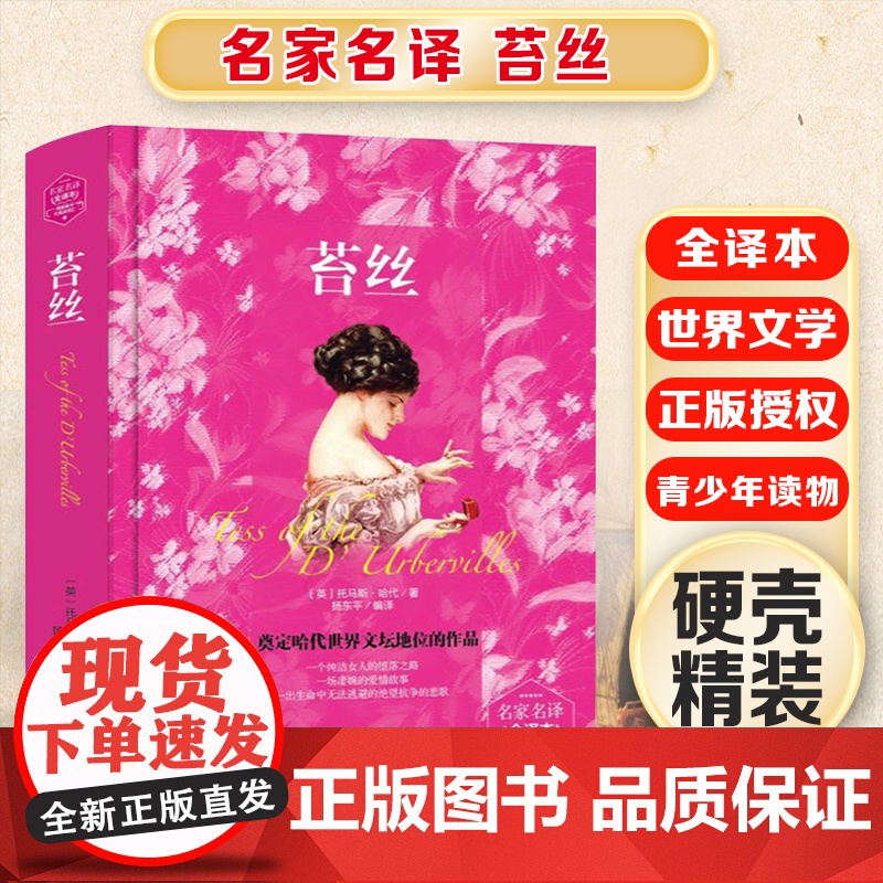 苔丝 精装版全译本世界文学名著青少年课外读物外国文学名家精选书系6-15岁中小学生课外阅读书