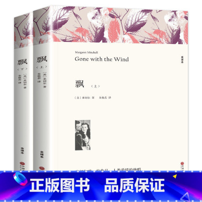 20.飘[上下两册] [正版]全30册 世界三十大名著书籍全套原著无删减 外国经典文学