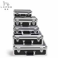 猎豹 铝合金工具箱 挂钩锁设备收纳箱 满铺格子棉(36*24*10cm)/个