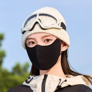 澳绒保暖口罩秋冬女高颜值东北骑行滑雪防寒风透气防晒面罩男