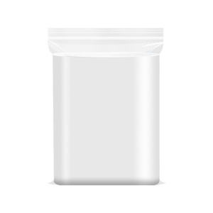 翌嘉YJ5121739密封袋PE自封袋透明食品包装袋 12丝白边 9*13cm(200个) 常用