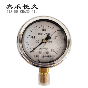 嘉禾长久/耐震压力表/YTN60/2.5级/个