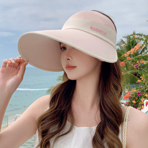 L'ALPINA/阿尔皮纳袋鼠 大帽檐空顶夏季防紫外线可折叠遮脸太阳帽