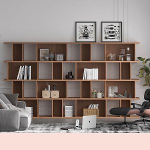 质凡简约现代书柜多层展示装饰柜 1800*400*2000