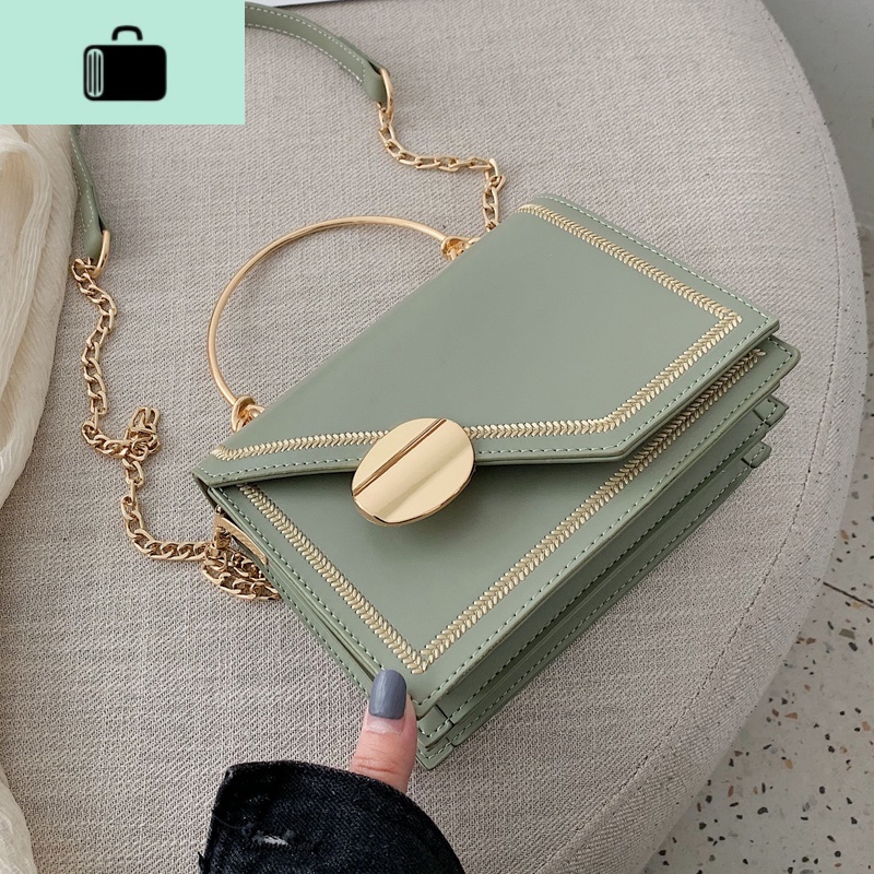 高级感包包洋气女包2020夏新款潮韩版百搭斜挎小包链条单肩手提包NEW LAKE