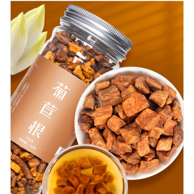 菊苣根茶150g罐装花草茶养生组合三角茶包保健茶饮冲饮云外飞仙道人茶细瓶菊苣根茶150克