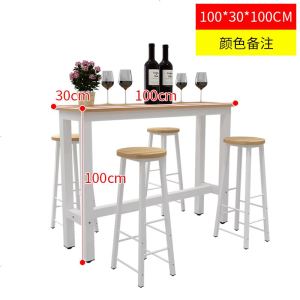 靠墙吧台桌家用客厅小吧台桌简约现代酒吧桌高脚桌简易窄桌长条桌