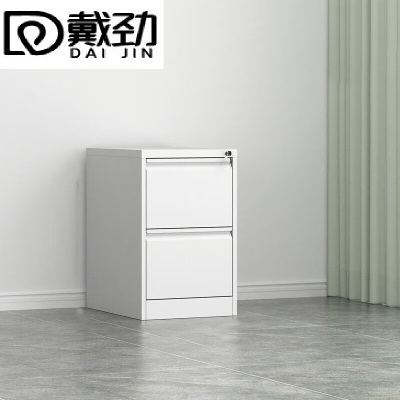 戴劲挂劳柜FC挂快捞文件柜二斗卡箱立式抽屉资料柜A4铁皮柜白色