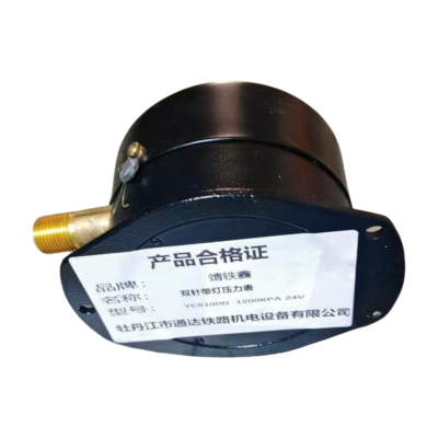 双针带灯压力表YCS100D 1200KPA 24V个