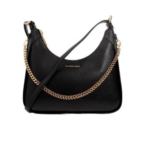 迈克·科尔斯(MICHAEL KORS)女士单肩包真皮小巧便携多功能五金装 黑色