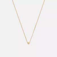 COACH女士锁骨链铆钉吊坠项链可调节长度百搭潮款