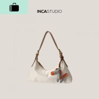 撞色腋下包女宽肩带单肩包软法棍韩版ins2020流行新款网红潮NEW LAKE女士单肩包