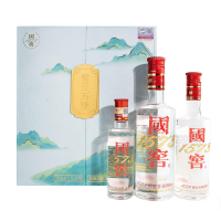 泸州老窖 国窖1573 青云万里礼盒 浓香型白酒(100ml,250ml,375ml各一瓶)