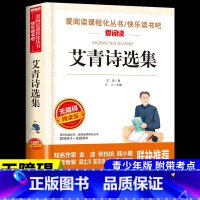 艾青诗选集 [正版]艾青诗选集原著 九年级上册课外阅读书籍 适合初中生看的课外书必读初中初三9上名著诗集四年级小学生现代