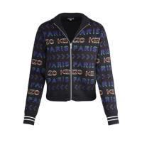 高田贤三(Kenzo)羊毛100%多色印花休闲夹克男童长袖拉链开合运动