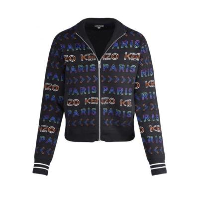 高田贤三(Kenzo)羊毛100%多色印花休闲夹克男童长袖拉链开合运动