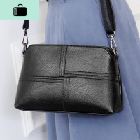 皮女包2020新款妈妈包斜挎小包时尚大气大容量单肩牛皮中年包包NEW LAKE女斜挎包