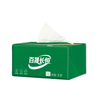 百晟长恒 BSCH-C18GS 3层90抽每盒 190mm*195mm箱规 50盒/箱 抽纸 绿色
