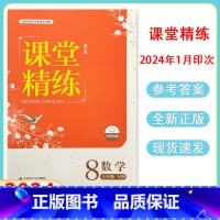 数学[2024新版] 八年级下 [正版]2024北师大版初中数学课堂精练8八年级下册同步练习册八年级课堂达标训练检测练习