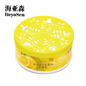 海亚森 M5026 固体空气清新剂柠檬香90g(计价单位:盒)黄色