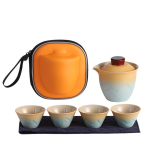 卫未来 户外旅行茶具 一壶四杯 套