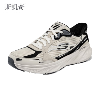 斯凯奇 男休闲透气网面鞋 232969/NTBK-8.5 双